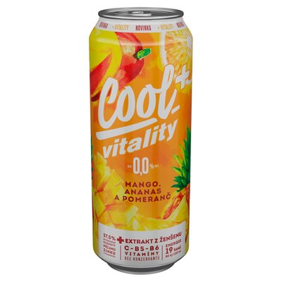 Obrázek ŠETŘÍME JÍDLEM:Cool Vitality mango, ananas a pomeranč 0,5l