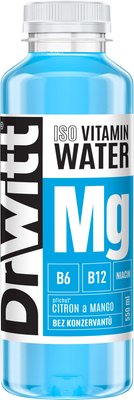 Obrázek DrWitt Isotonic Vitamin Water příchuť mango, citron 0,55l