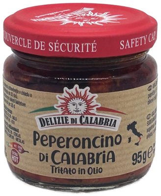 Obrázek Krájené kalábrijské chili v oleji