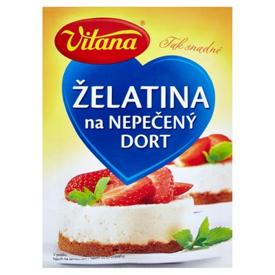 Obrázek ŠETŘÍME JÍDLEM: Vitana Želatina na nepečený dort v prášku 50g