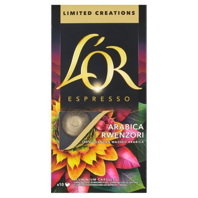 Obrázek ŠETŘÍME JÍDLEM: L'OR Espresso Arabica Rwenzori pražená mletá káva v kapslích 10 ks 52g