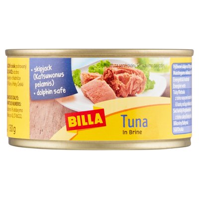 Obrázek BILLA Tuňák kousky ve vlastní šťávě 185g