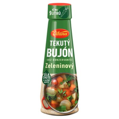 Obrázek ŠETŘÍME JÍDLEM: Vitana Tekutý bujón zeleninový 180ml