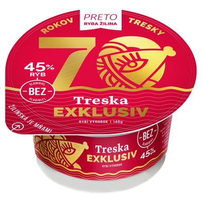 Obrázek PRETO Ryba Žilina Treska exklusiv 140g
