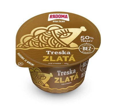 Obrázek Radoma Ryba Žilina Treska zlatá 140g