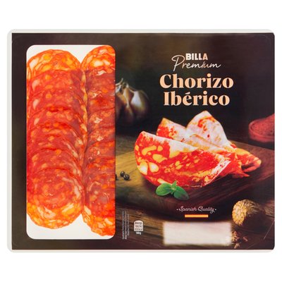 Obrázek ŠETŘÍME JÍDLEM: BILLA Premium Chorizo Ibérico 80g
