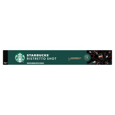 Obrázek STARBUCKS RISTRETTO SHOT by NESPRESSO Dark Roast Kávové kapsle, 10 kapslí v balení