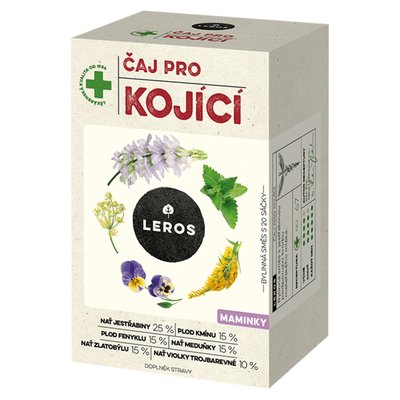 Obrázek Leros Čaj pro kojící maminky 20 x 1,5g (30g)