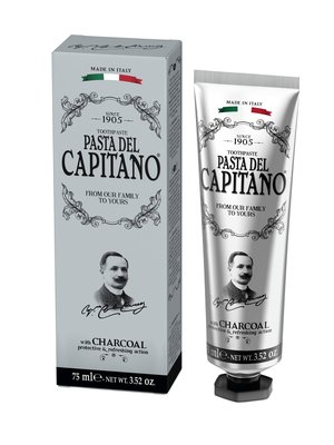 Obrázek Capitano 1905 Premium zubní pasta s aktivním uhlím.