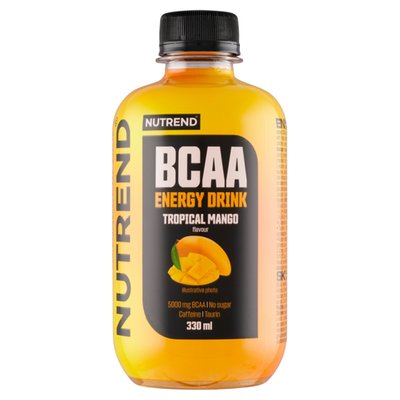 Obrázek ŠETŘÍME JÍDLEM: Nutrend BCAA Energy Drink příchuť tropical mango 330ml
