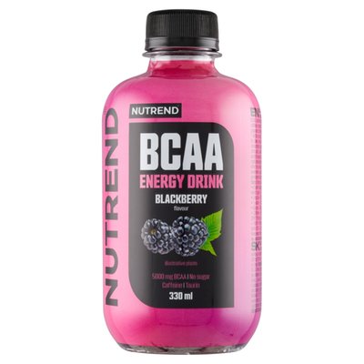 Obrázek ŠETŘÍME JÍDLEM: Nutrend BCAA Energy Drink příchuť blackberry 330ml