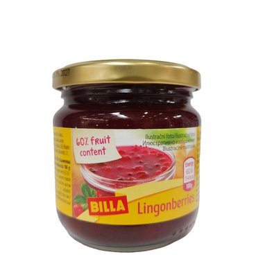 Obrázek BILLA Brusinky lesní 215g