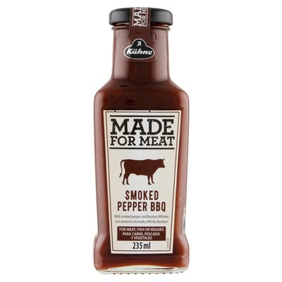 Obrázek Kühne Made for Meat BBQ omáčka s uzeným pepřem 235ml