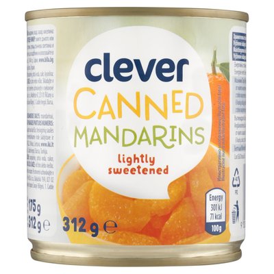Obrázek clever Mandarinky ve sladkém nálevu 312g