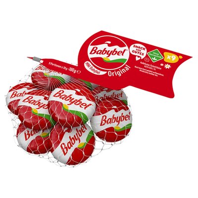 Obrázek Babybel Mini Original poloměkký zrající plnotučný sýr 9 x 20g (180g)