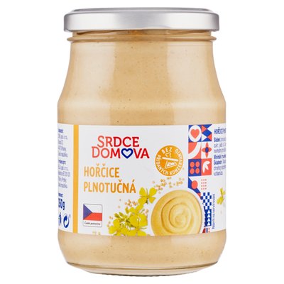 Obrázek Srdce domova Hořčice plnotučná 350g