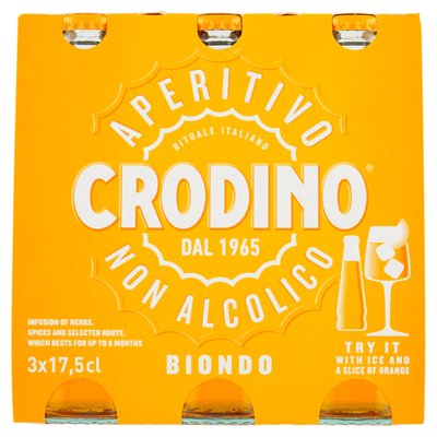 Obrázek Crodino Biondo Tri Pack Soft Drink 3 x 175ml