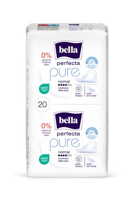 Obrázek Bella Perfecta Pure Normal ultratenké menstruační vložky, 20 ks