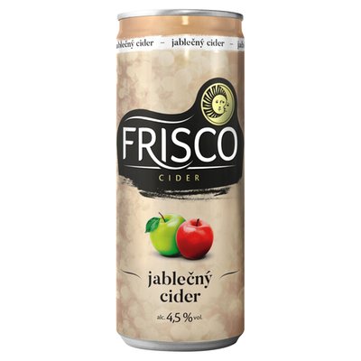 Obrázek ŠETŘÍME JÍDLEM: Frisco Jablečný cider 330ml