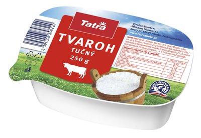 Obrázek ŠETŘÍME JÍDLEM: Tatra Tvaroh tučný 250g