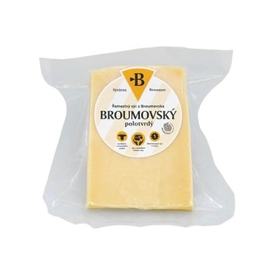 Obrázek ŠETŘÍME JÍDLEM: Zrající sýr Broumovský polotvrdý 1 měsíc 150g