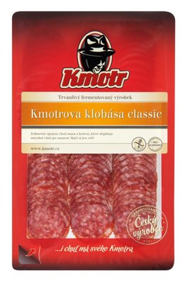 Obrázek ŠETŘÍME JÍDLEM: Kmotrova klobása classic 75g
