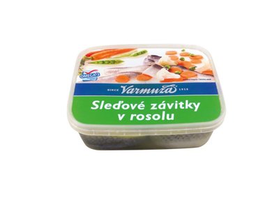 Obrázek ŠETŘÍME JÍDLEM: Sleďové závitky v rosolu 200g