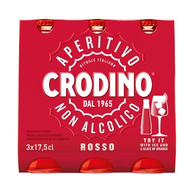 Obrázek Crodino Rosso Tri Pack Soft Drink 3 x 175ml