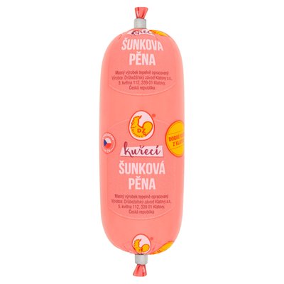 Obrázek ŠETŘÍME JÍDLEM: DZ Klatovy Kuřecí šunková pěna 120g