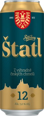 Obrázek Starobrno Štatl 0,5l plech