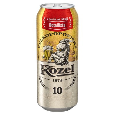 Obrázek ŠETŘÍME JÍDLEM: Velkopopovický Kozel Pivo výčepní světlé 10 500ml