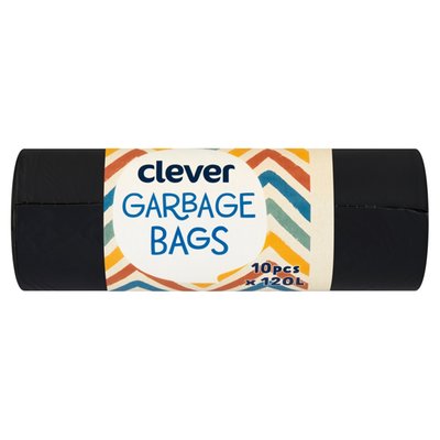 Obrázek clever Pytle na odpad 120 l 70 cm x 110 cm 10 ks