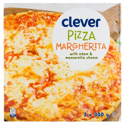 Obrázek clever Pizza Margherita 3 x 300g (900g)