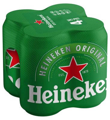 Obrázek Heineken 4x0,33l plech