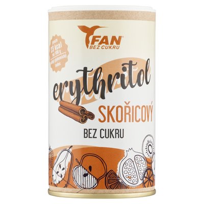 Obrázek FAN Bez cukru erythritol skořicový 150g
