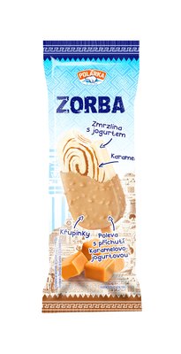 Obrázek Polárka Zorba zmrzlina s jogurtem, karamelem v polevě
