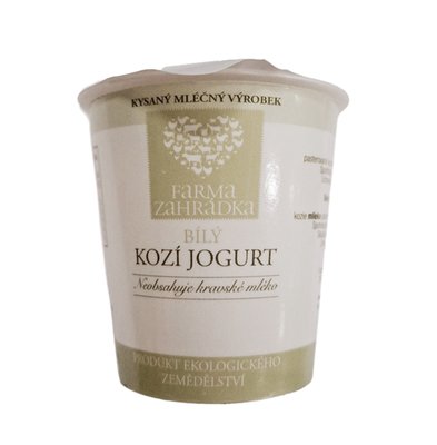 Obrázek ŠETŘÍME JÍDLEM: BIO Jogurt z kozího mléka bílý 150g