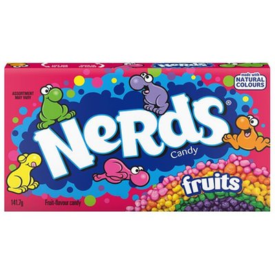 Obrázek Nerds Fruits Dražé s ovocnou příchutí 141,7g