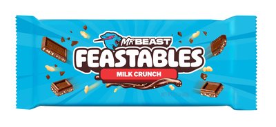 Obrázek Feastables MrBeast Milk Crunch mléčná čokoláda s pufovanou rýží 60g