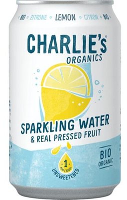 Obrázek Charlie's Organics sycená pitná voda s citronovou šťávou 330ml