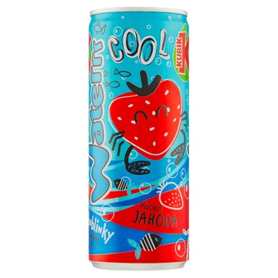 Obrázek ŠETŘÍME JÍDLEM: Kubík Waterrr Cool jahoda 250ml