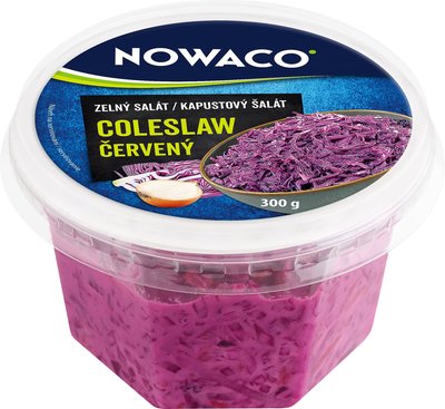 Obrázek Zelný salát červený Coleslaw Nowaco 300g