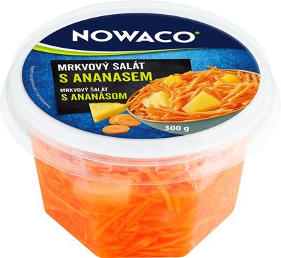 Obrázek Mrkvový salát s ananasem Nowaco 300g