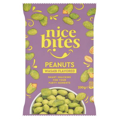 Obrázek Nice Bites Arašídy loupané pražené obalené v těstíčku s příchutí wasabi 200g
