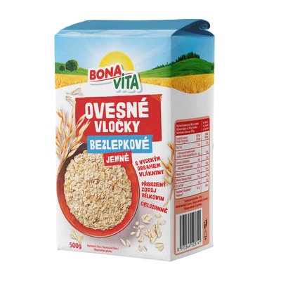 Obrázek Ovesné vločky jemné bez lepku 500g