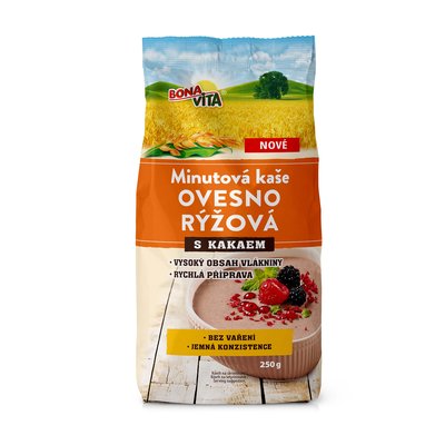 Obrázek Minutová kaše ovesno rýžová s kakaem 250g