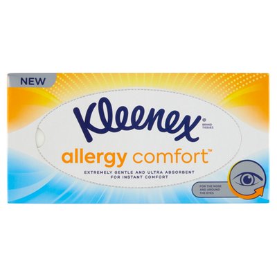 Obrázek Kleenex Allergy Comfort ubrousky na obličej 3-vrstvé 56 ks