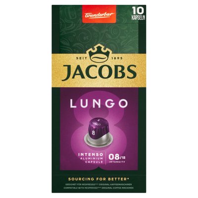 Obrázek Jacobs Lungo Intenso pražená mletá káva v kapslích 52g