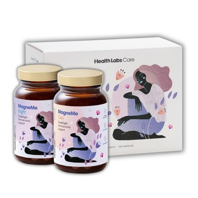 Obrázek Health Labs Care MagneMe Magnesium a Vitamin B6 – komplexní kúra, 120 kapslí