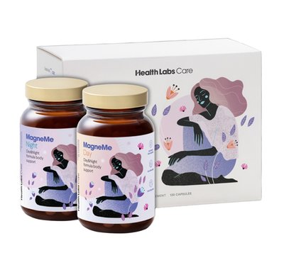 Obrázek Health Labs Care MagneMe Magnesium a Vitamin B6 – komplexní kúra, 120 kapslí
